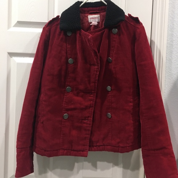Xhilaration Jackets & Blazers - Red Corduroy Jacket
